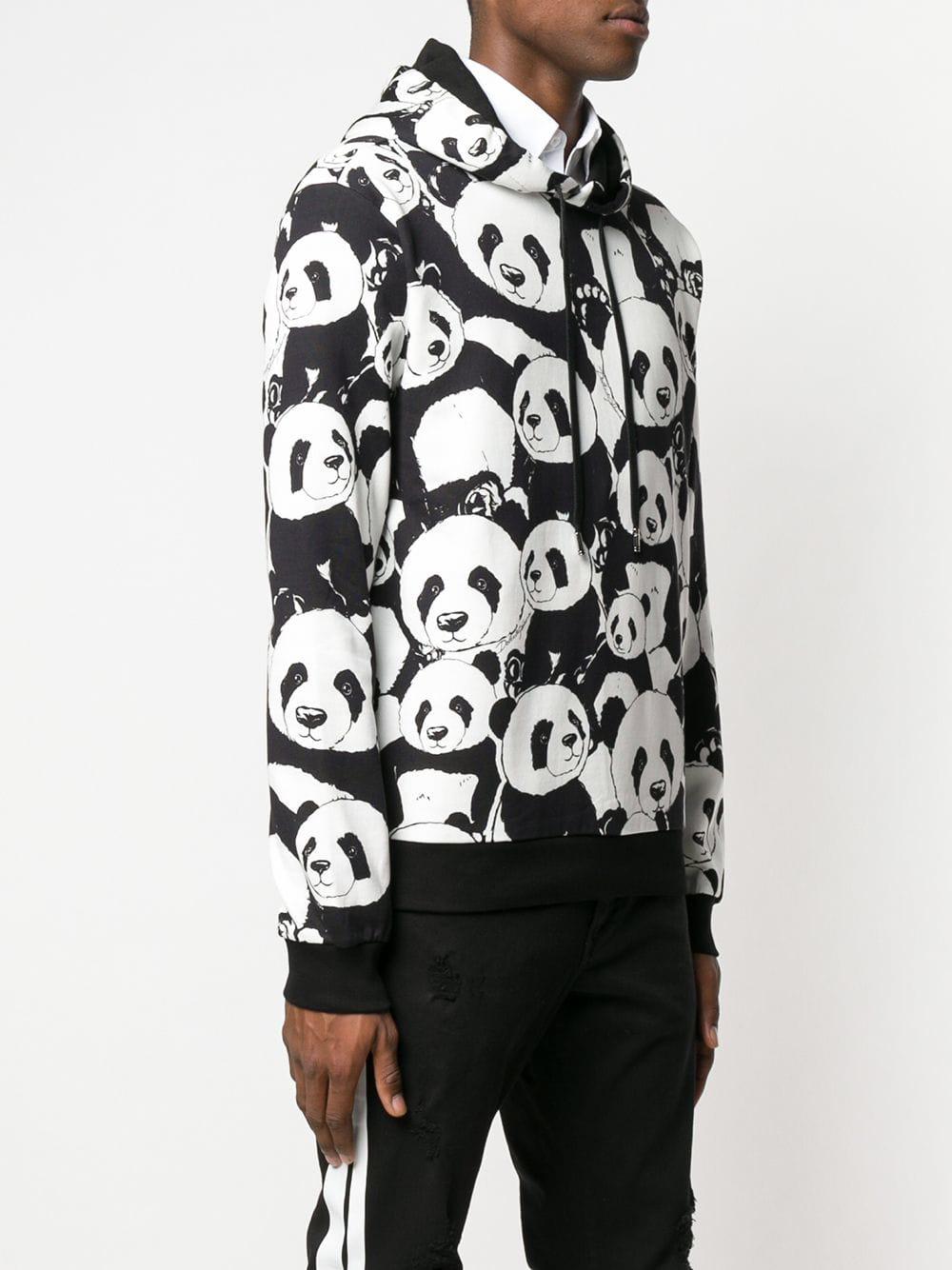 Dolce & Gabbana Panda Hoodie in Black for Men | Lyst