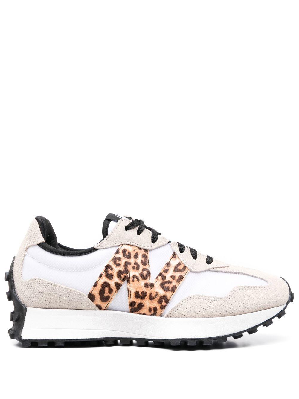 New Balance Leder 327 Sneakers in Weiß | Lyst DE