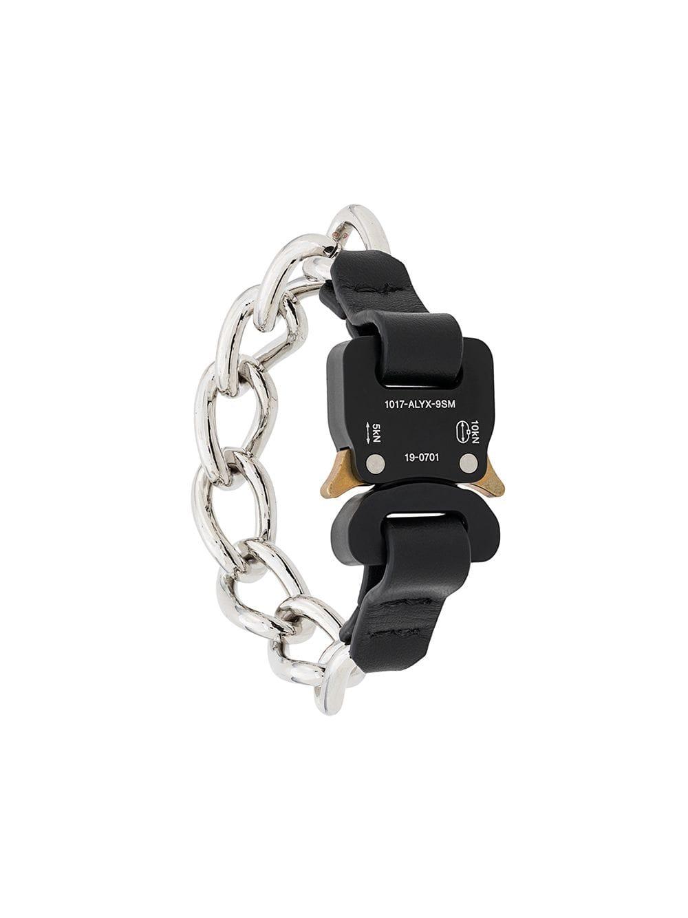 1017 ALYX 9SM Buckle Detail Chain Bracelet in Black for Men - Lyst