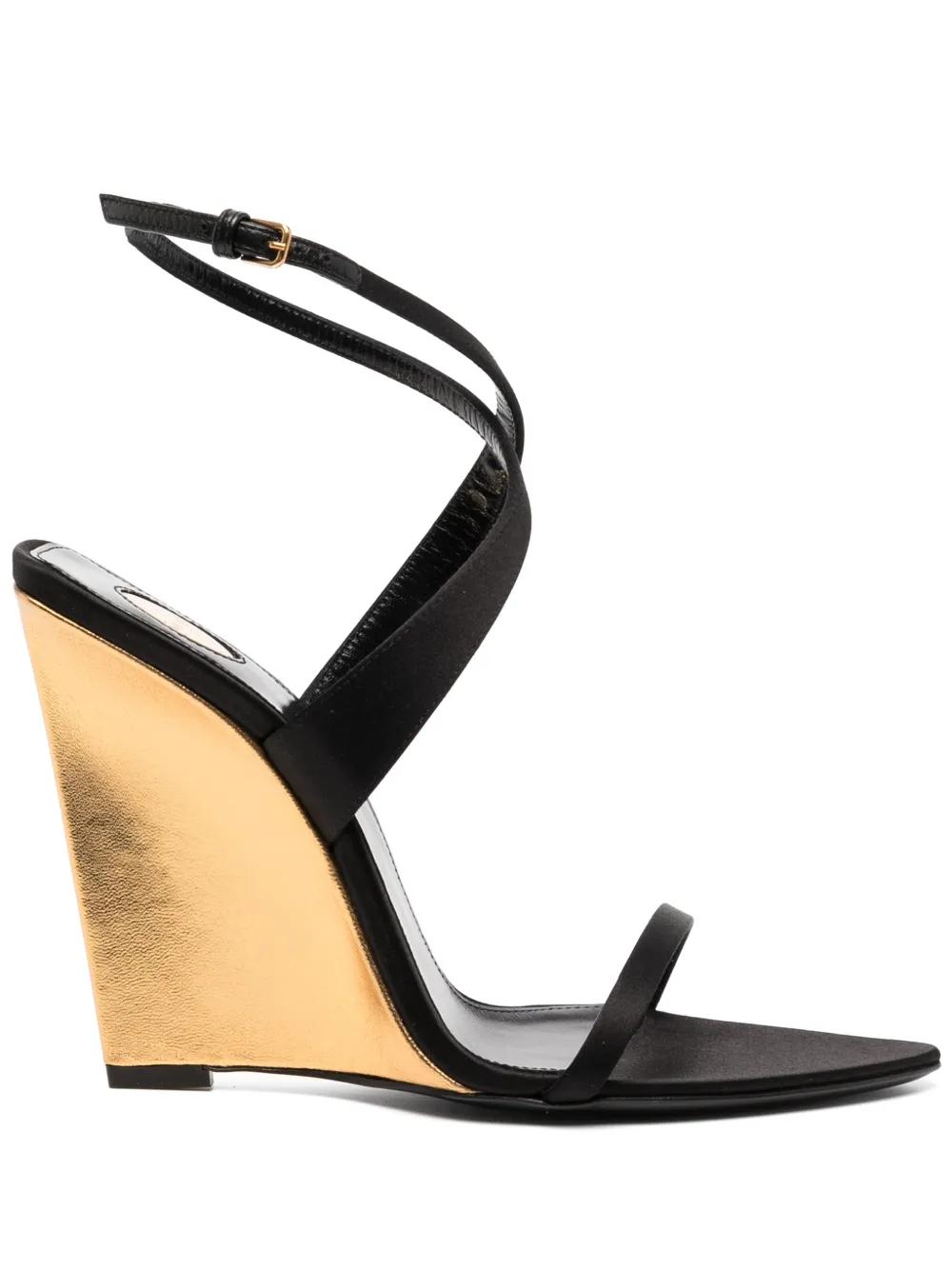 サンダル・ミュール BLACK GIQUA 110 SANDALS Alexander Wang 105mm Julie Tubular Sandals | Black | FARFETCH