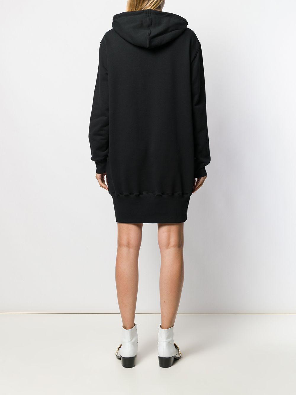 Moschino Teddy Bear Hoodie Dress in Black | Lyst Moschino Teddy Bear Hoodie Dress in Black | Lyst