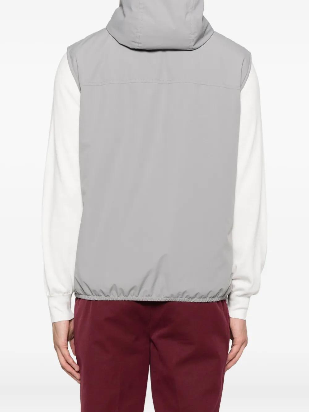 ベスト・ジレ BRUNELLO CUCINELLI SS24 GILET (MH5672006 C011 LIGHT GREY) Brunello Cucinelli - Light Gray Western Overshirt
