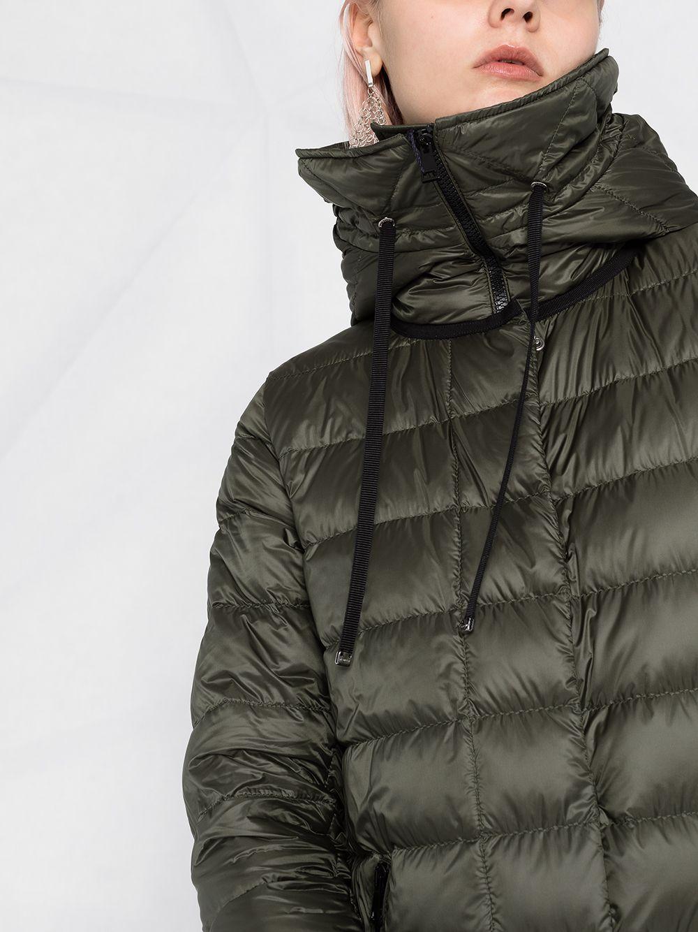 Moncler Gnosia Padded Parka Coat in Green | Lyst