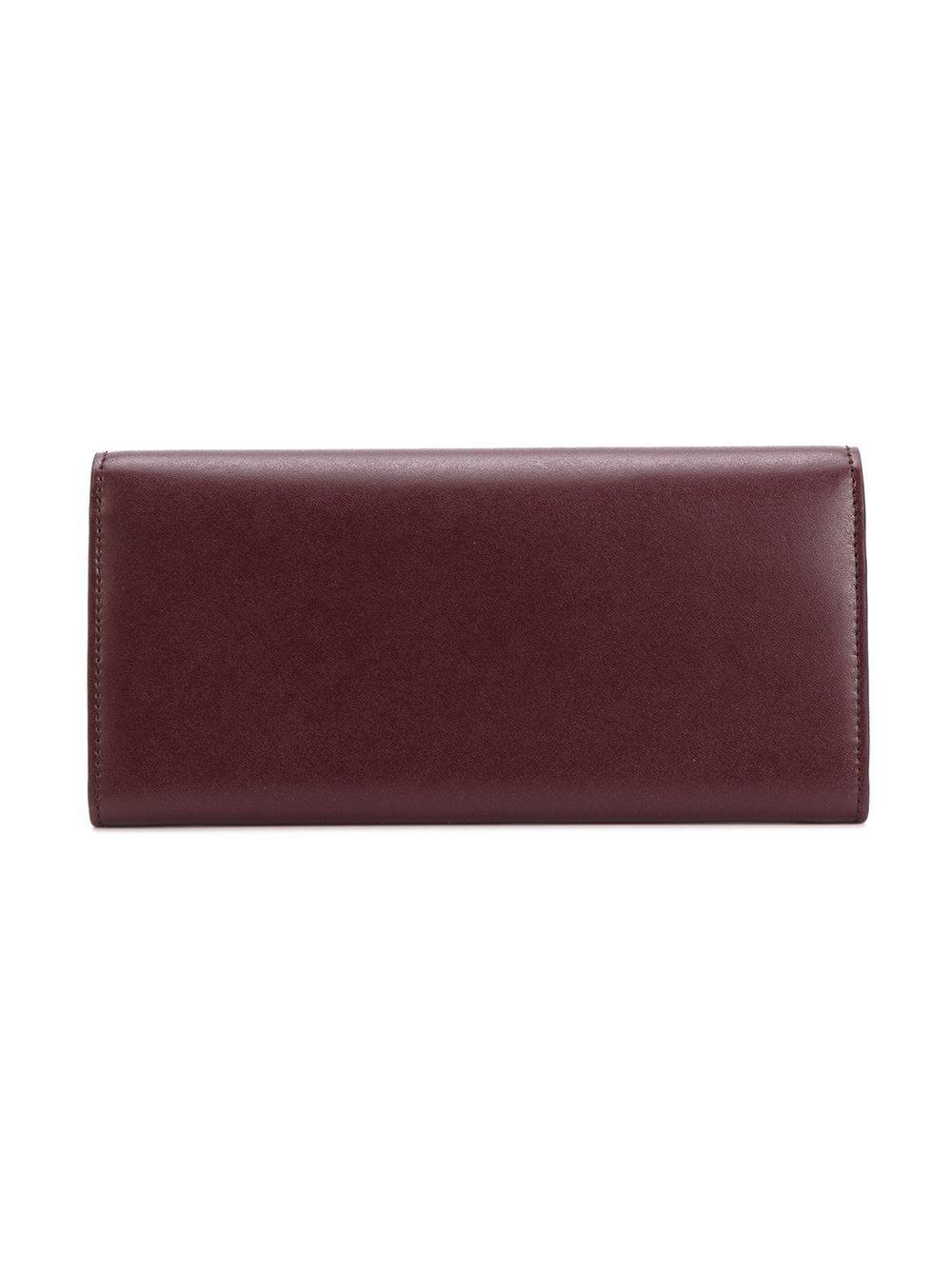 Lyst - Fendi Long Wallet in Red