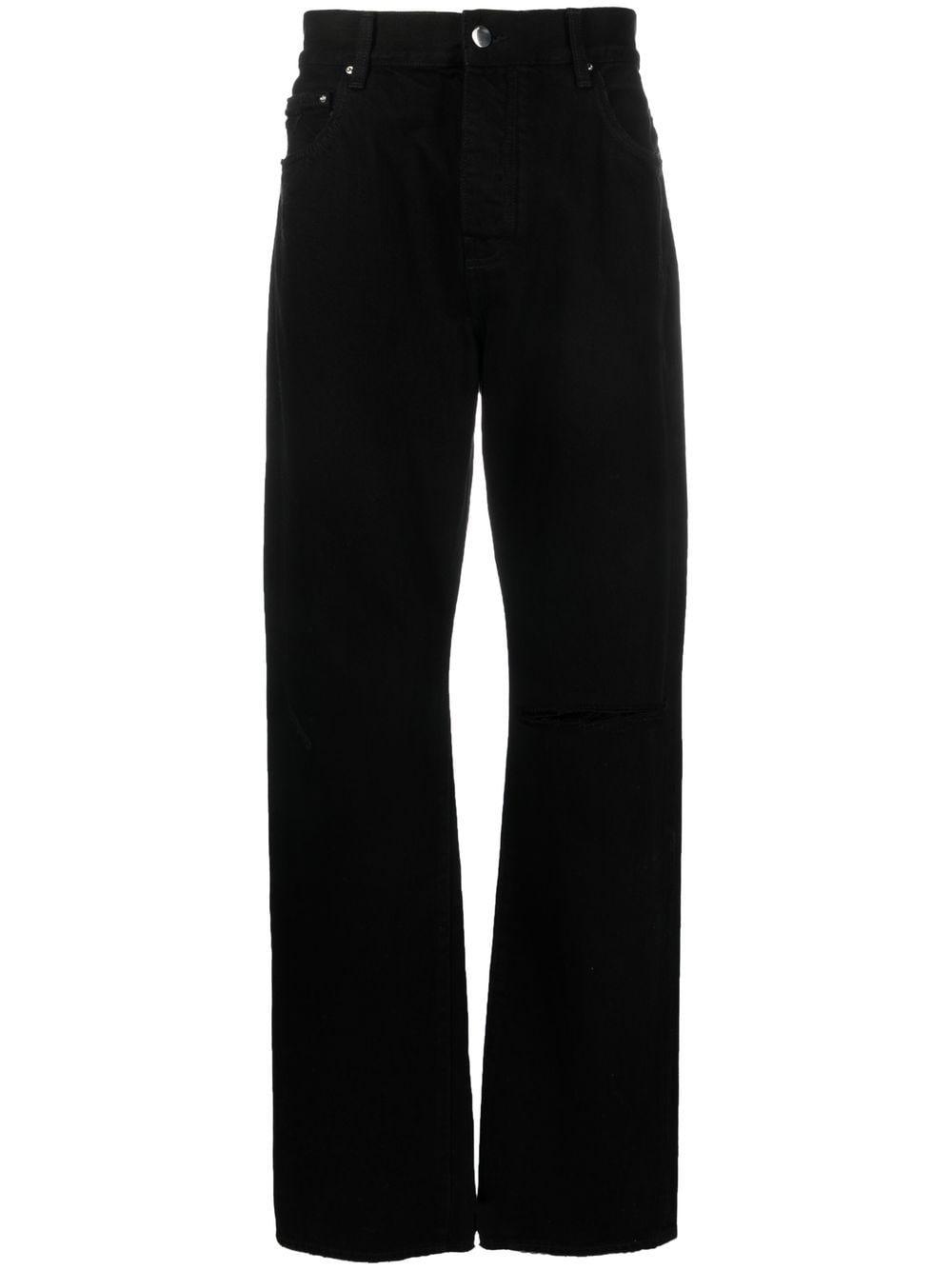 Amiri Ma Bar Pocket Straight Jeans in Black for Men | Lyst