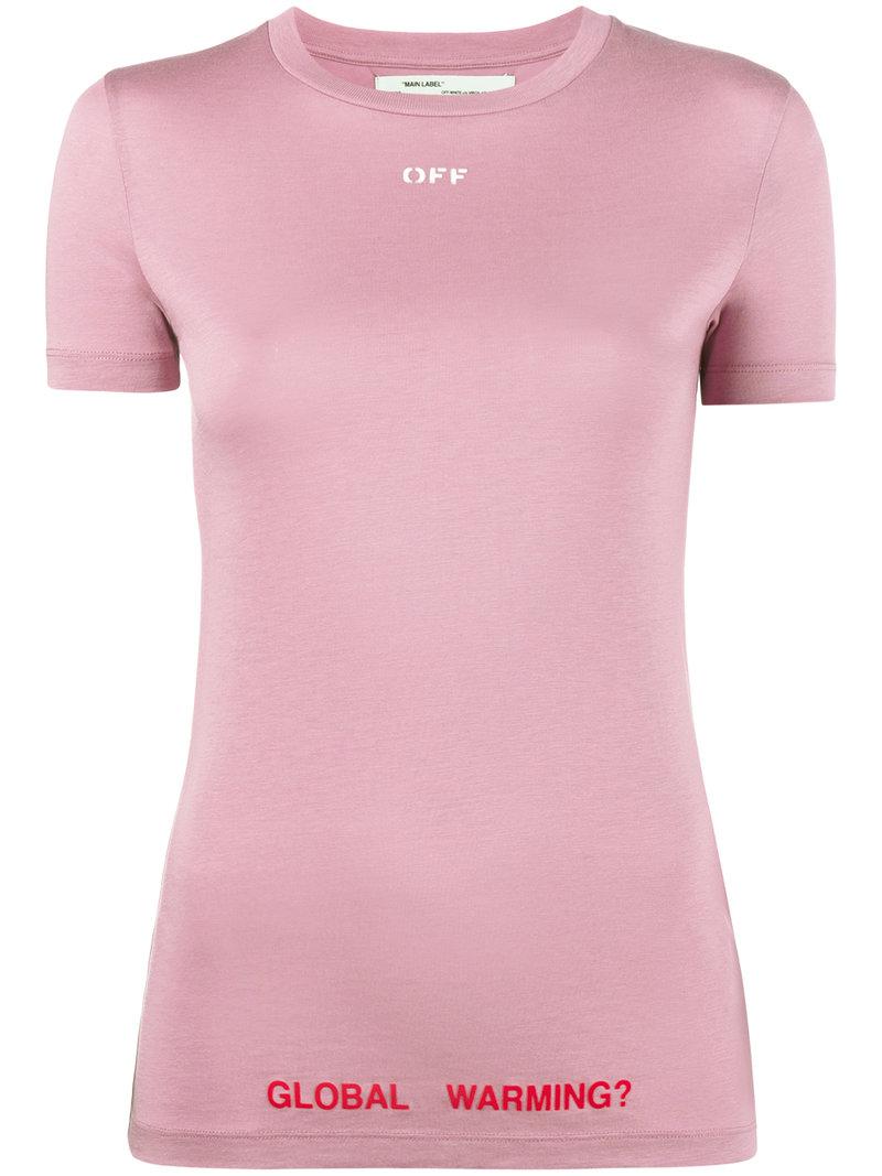 women's pink off white shirt