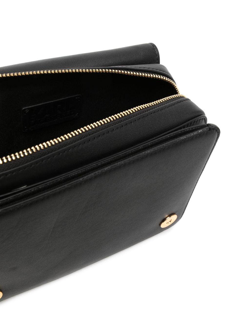 Karl Lagerfeld K/disk Shoulder Bag in Black