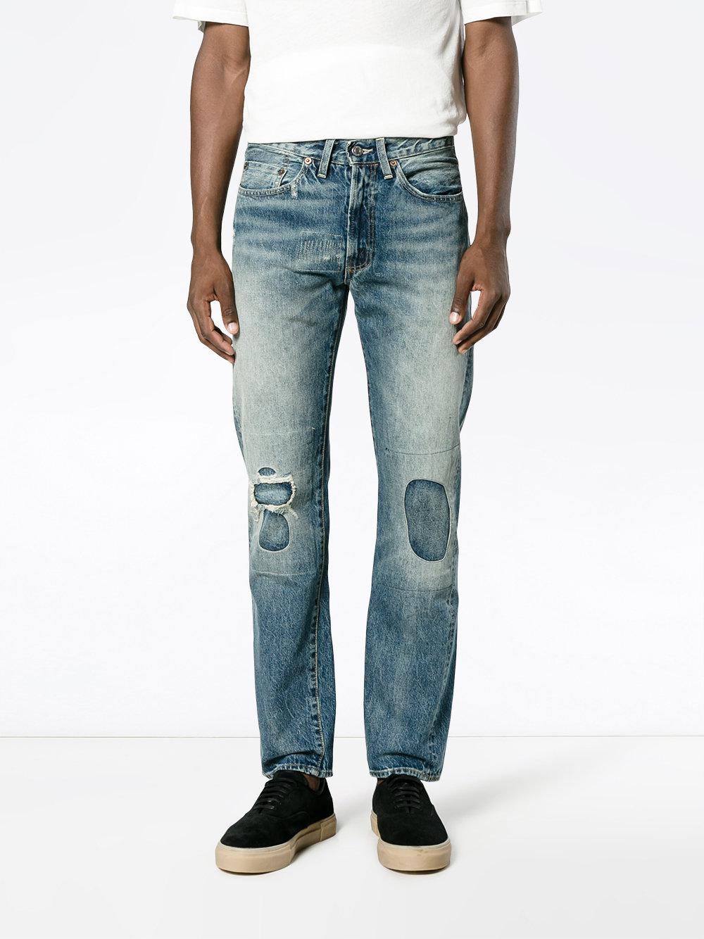 white washed jeans