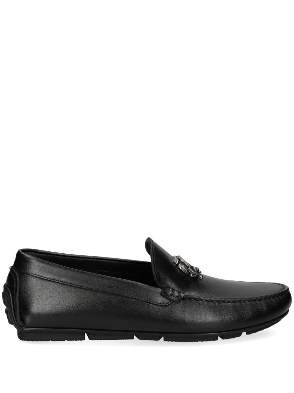 Roberto Pepe Luxury Black Calfskin Men Loafer