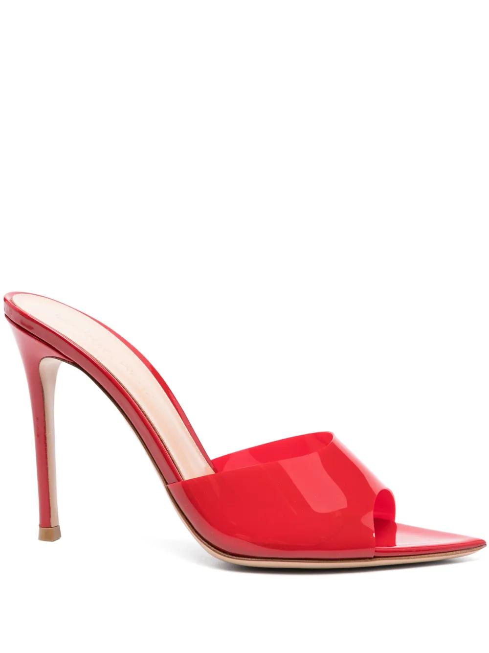 サンダル・ミュール GIANVITO ROSSI Pink Leather Vyna Mules ジャンヴィト ロッシ Gianvito Rossi Gianvito Rossi ミュール