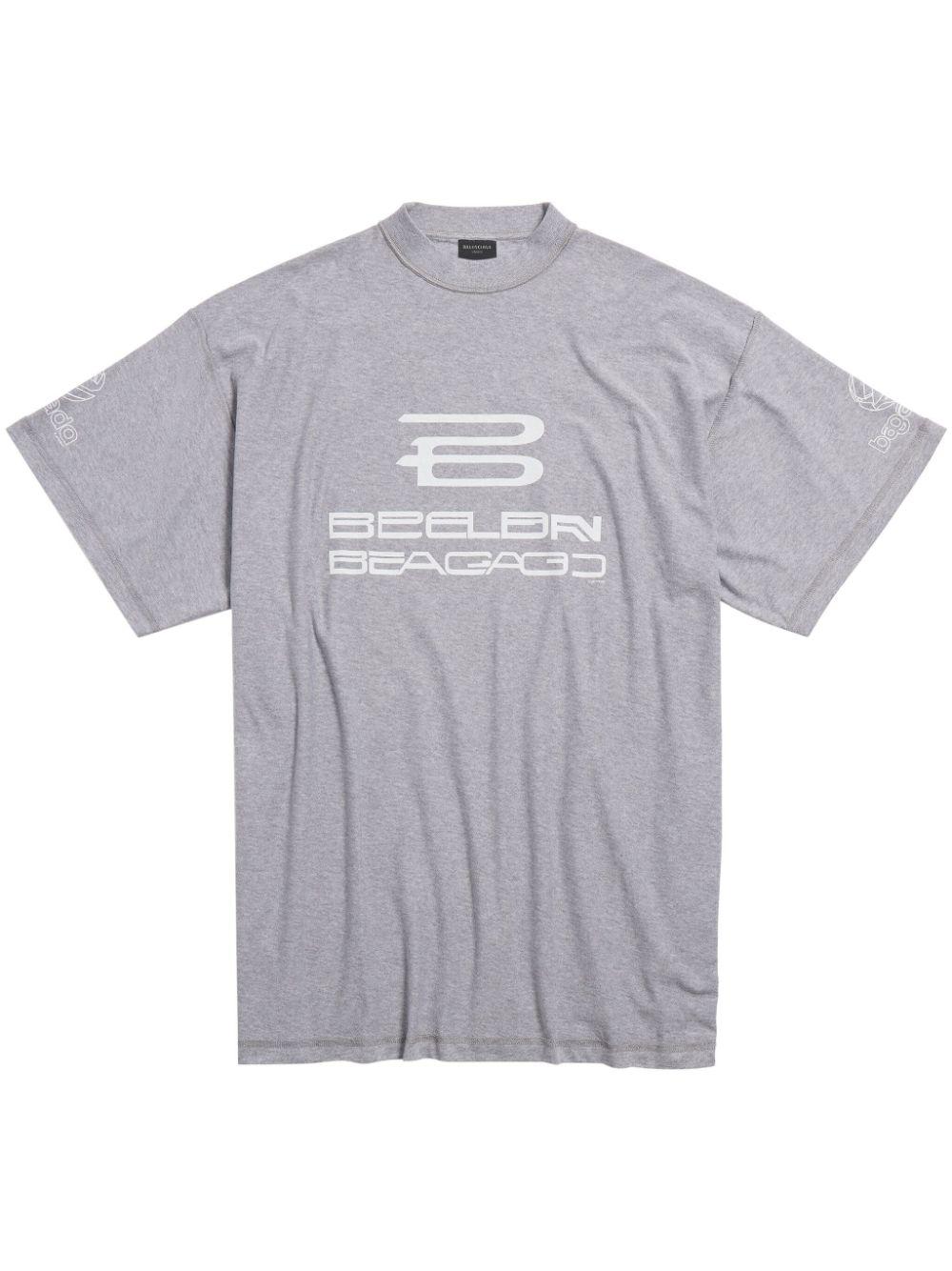 Balenciaga Ai Generated Cotton T-shirt in Grey