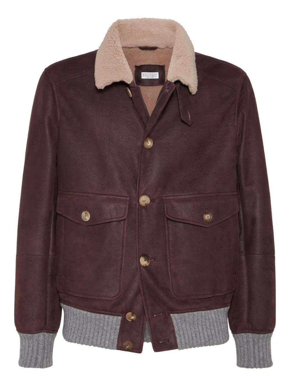 Brunello Cucinelli Leather jackets for Men | Online Sale up