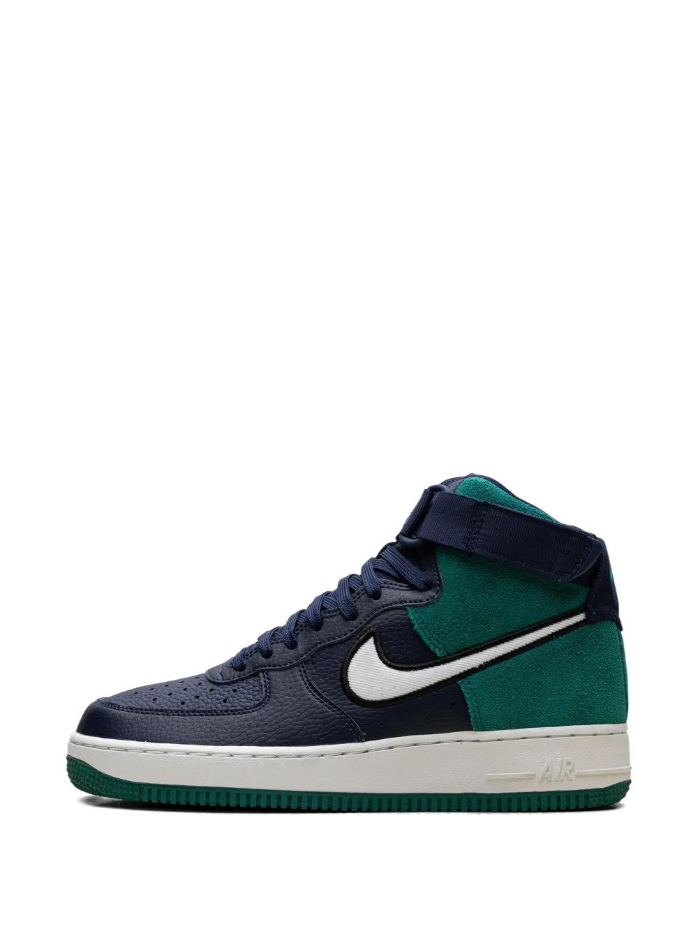 HOT Custom Seahawks Air Force Ones High Top Nike Air Force