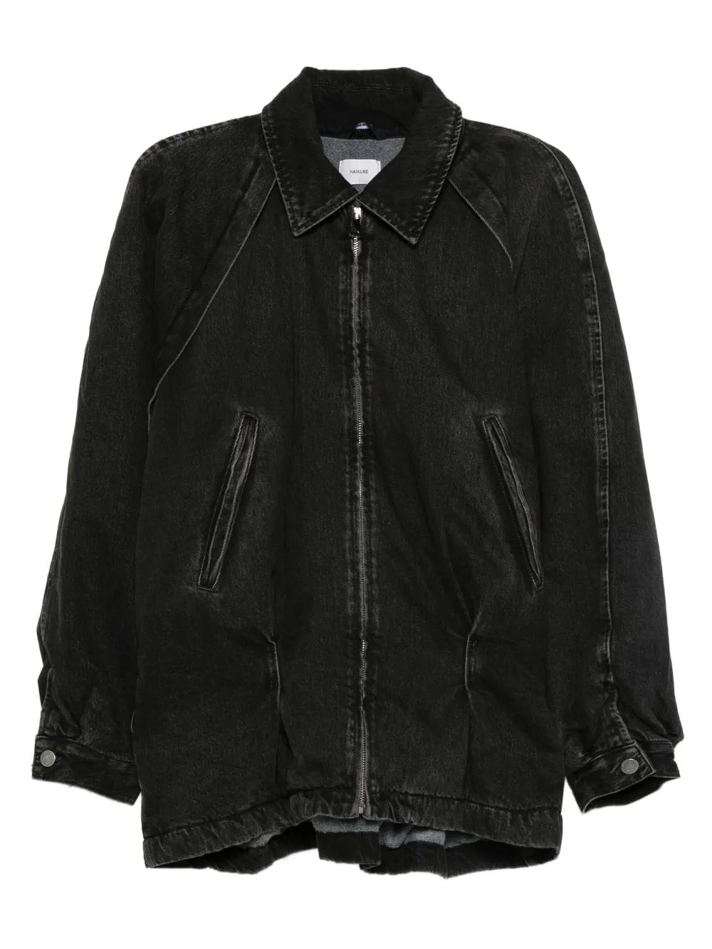 ジャケット HAIKURE JUNE FULL-ZIP JACKET IN DENIM Haikure