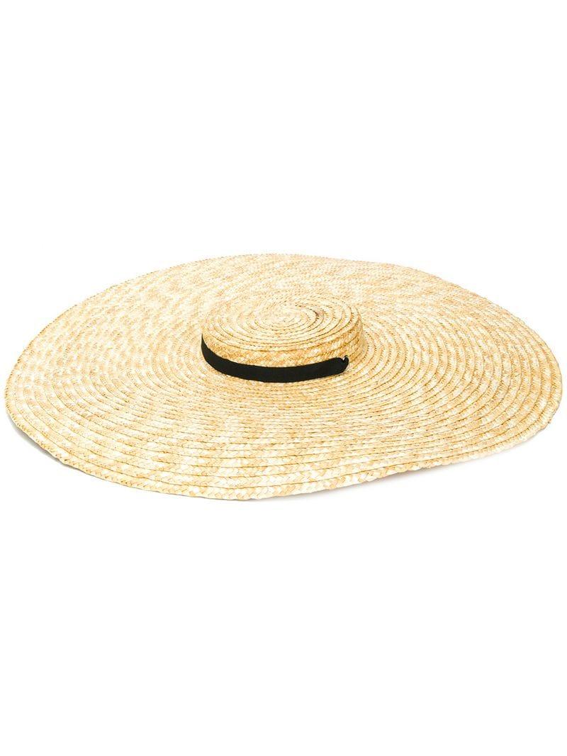 Jacquemus Wide-brim Boater's Hat in 
