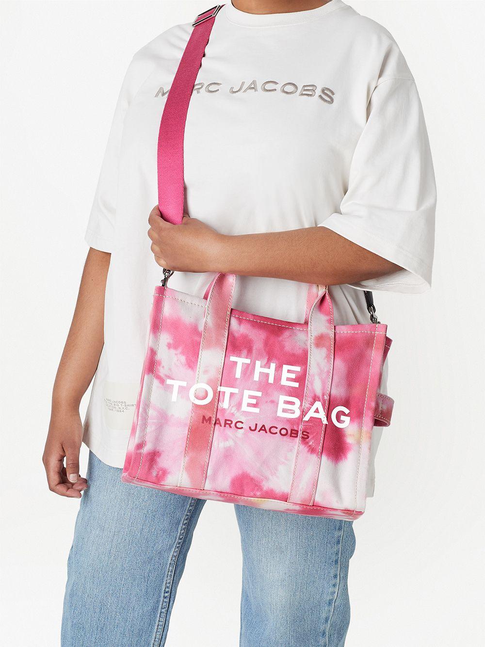 canvas marc jacobs tote bag pink