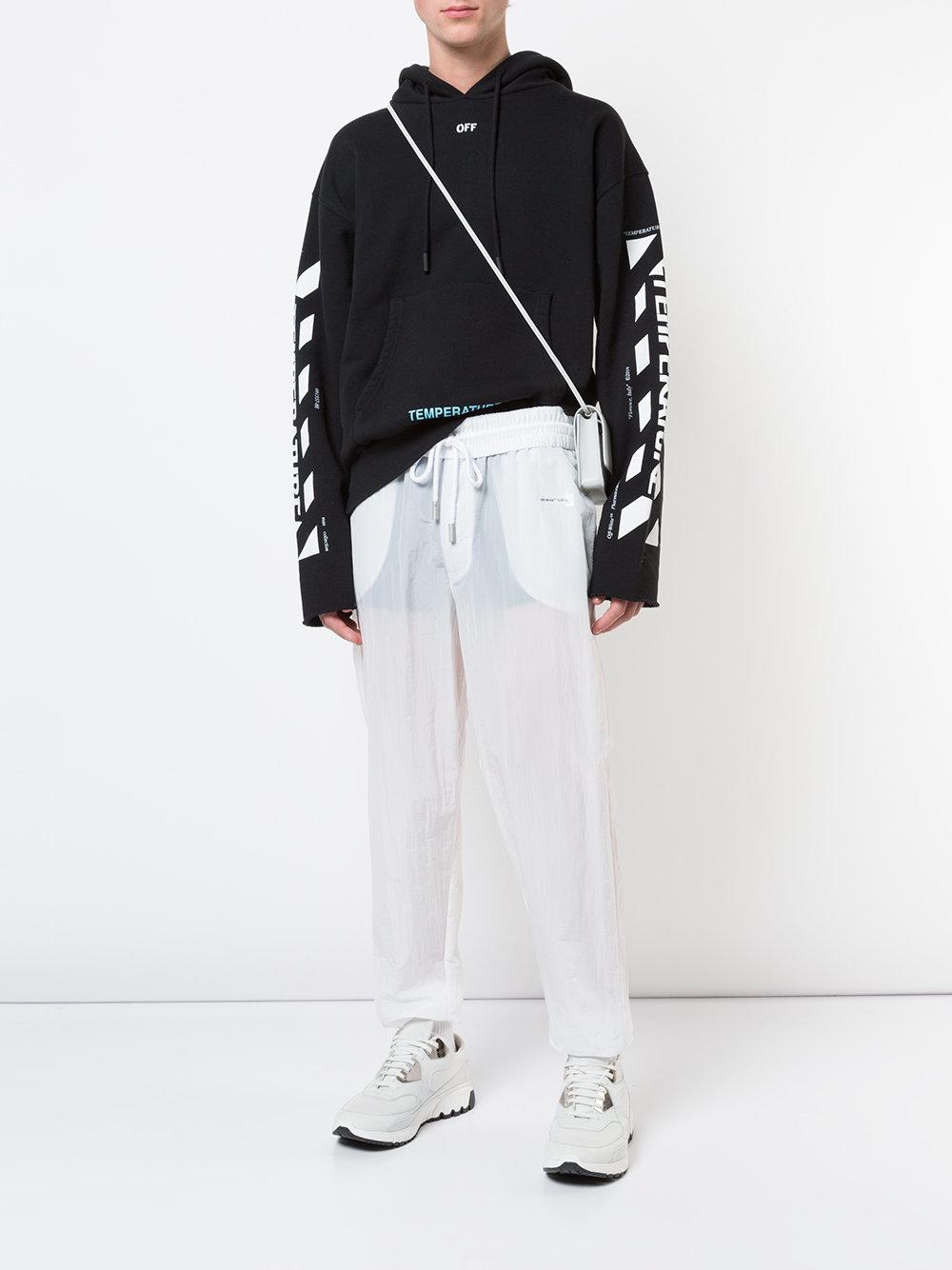 Virgil Abloh Cotton Temperature Hoodie 