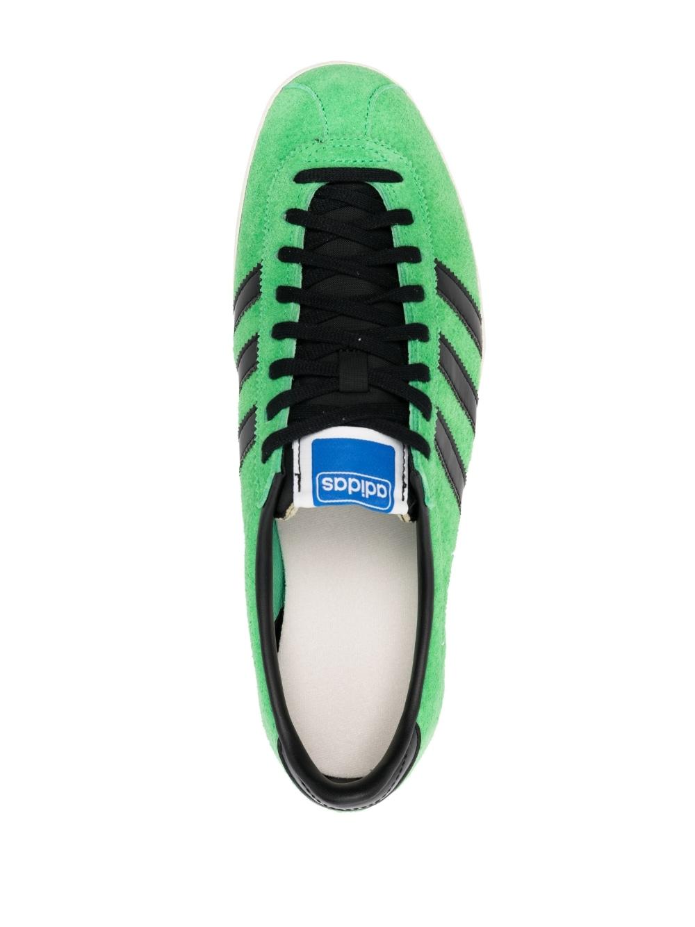 adidas Originals 3-stripes Suede Low-top Sneakers in Green for Men | Lyst