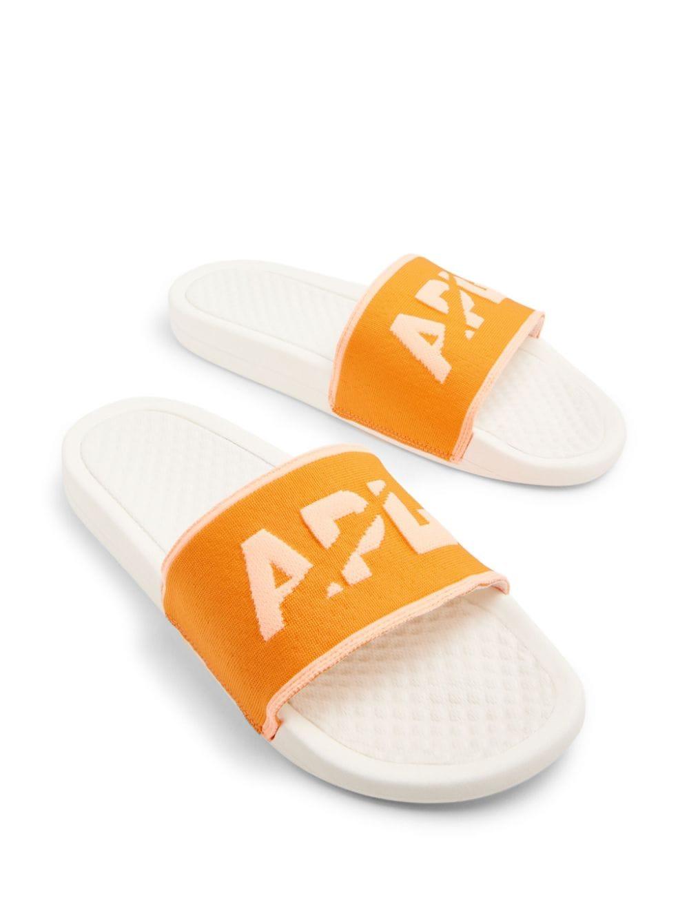 APL: ATHLETIC PROPULSION LABS embroidered-logo Slides - Farfetch