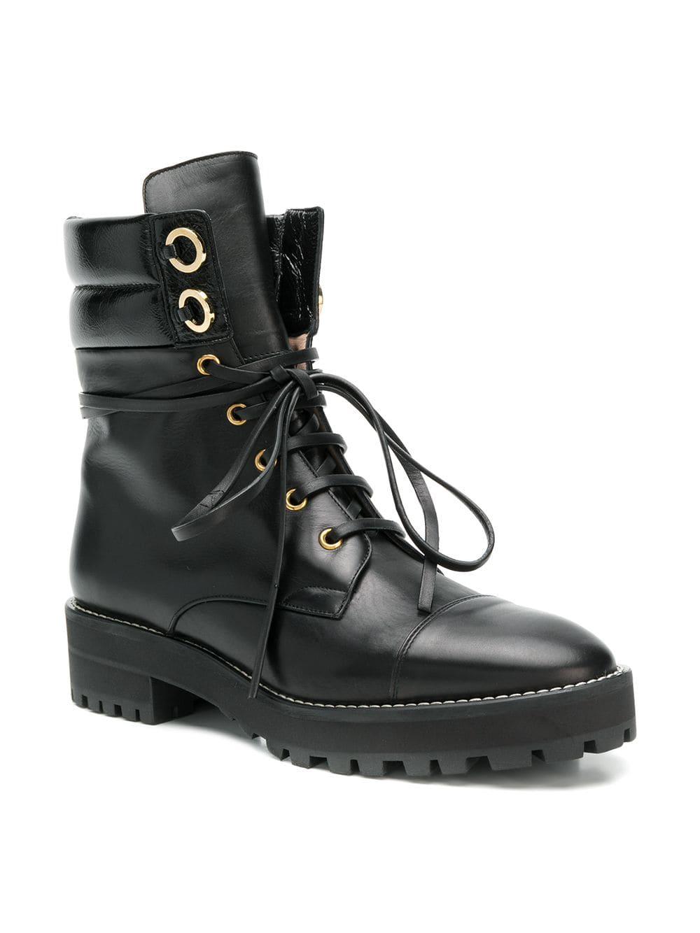 stuart weitzman lexy combat boots