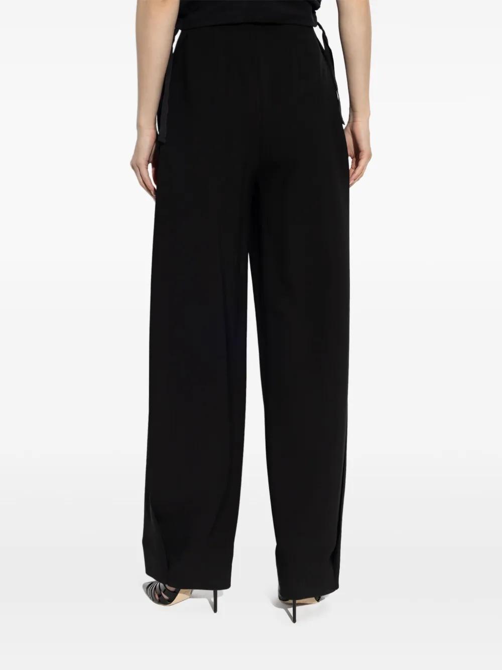 【送料&関税込】SportMax adelchi Black Viscose Pants Sportmax 'Adelchi' Black Viscose Pants Wide | THE LIST