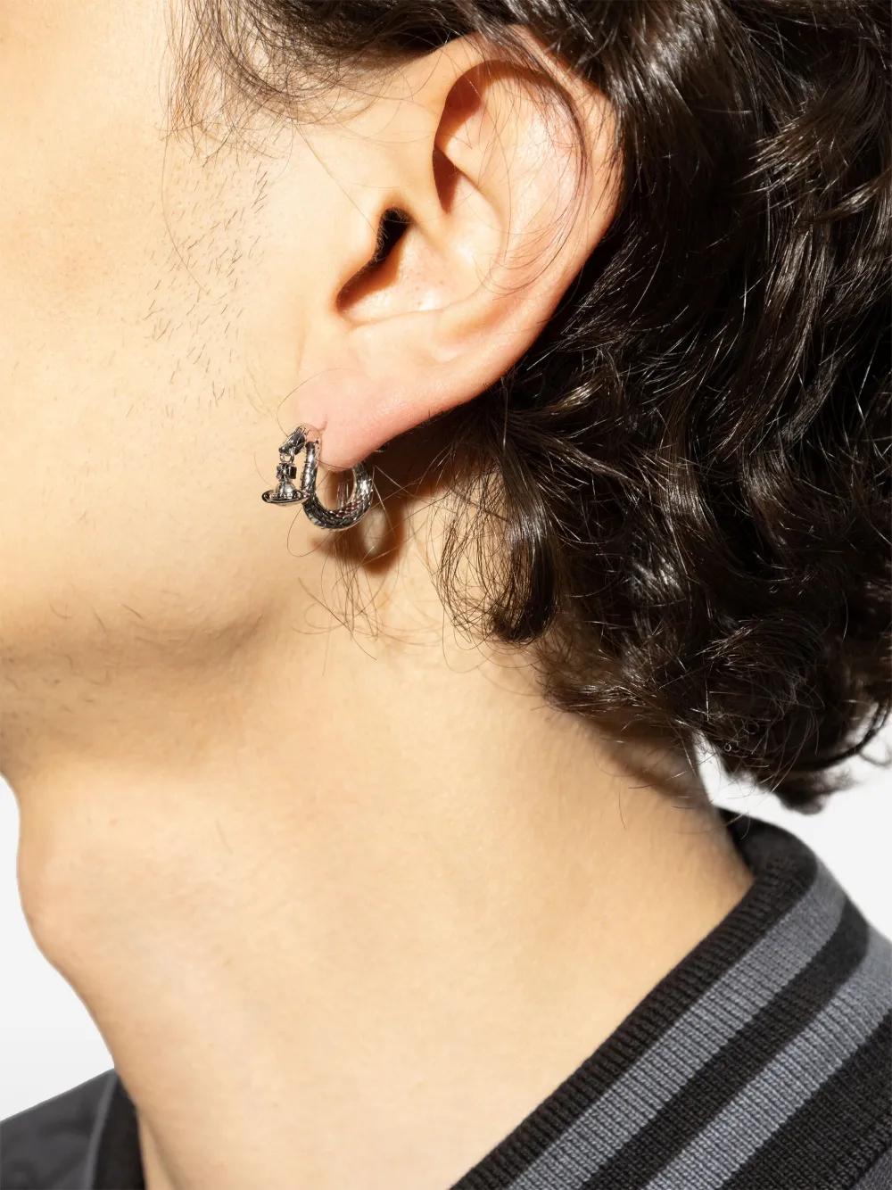 Vivienne Westwood Small Albane Single Earring in Metallic