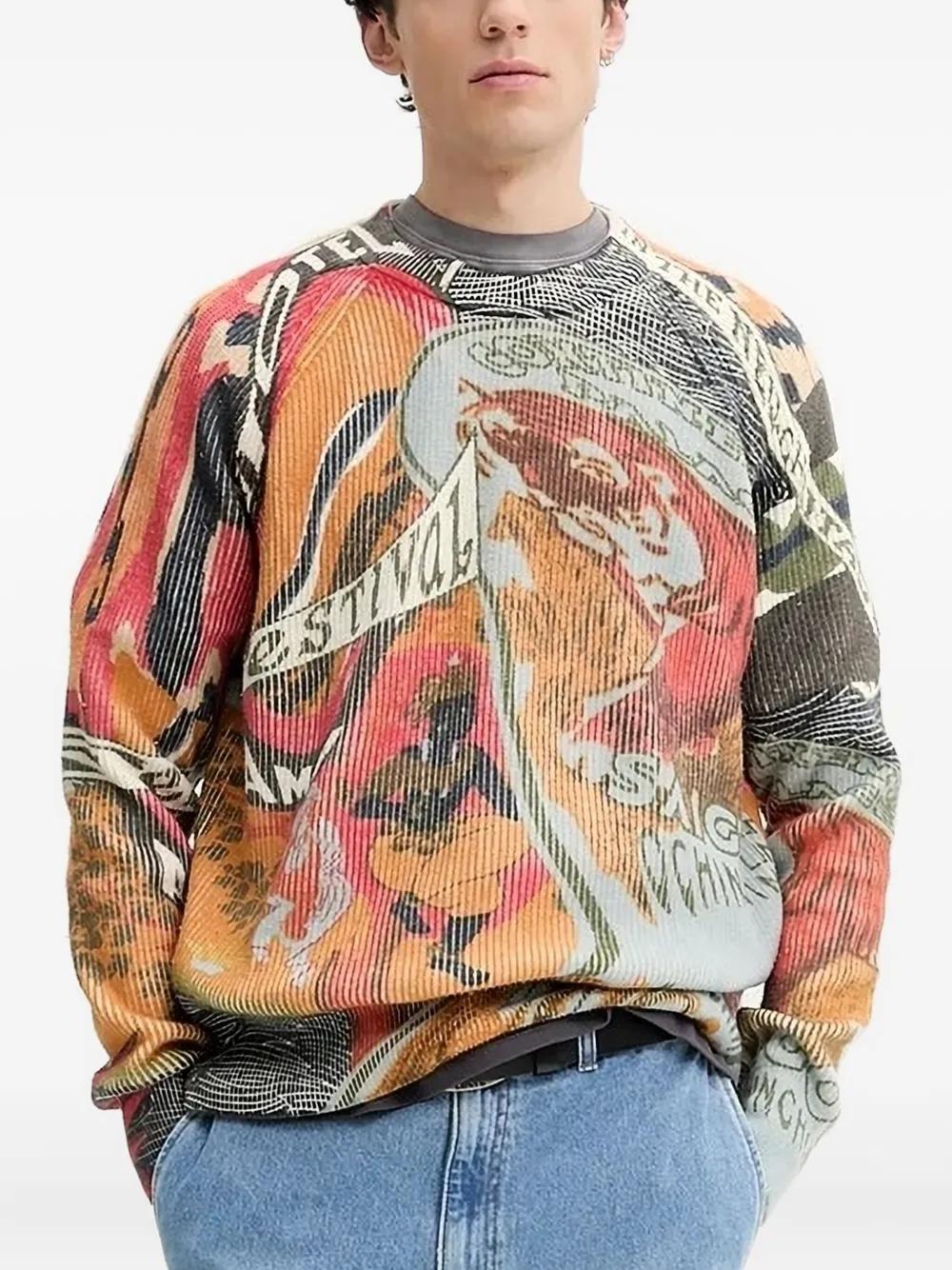 Desigual Jers_alonzo 5000 Navy heren trui sweater