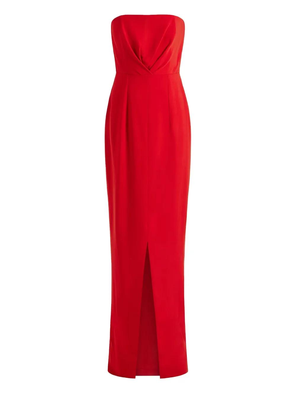 16 arlington red dress 16ARLINGTON Tovia sequined stretch-tulle midi dress