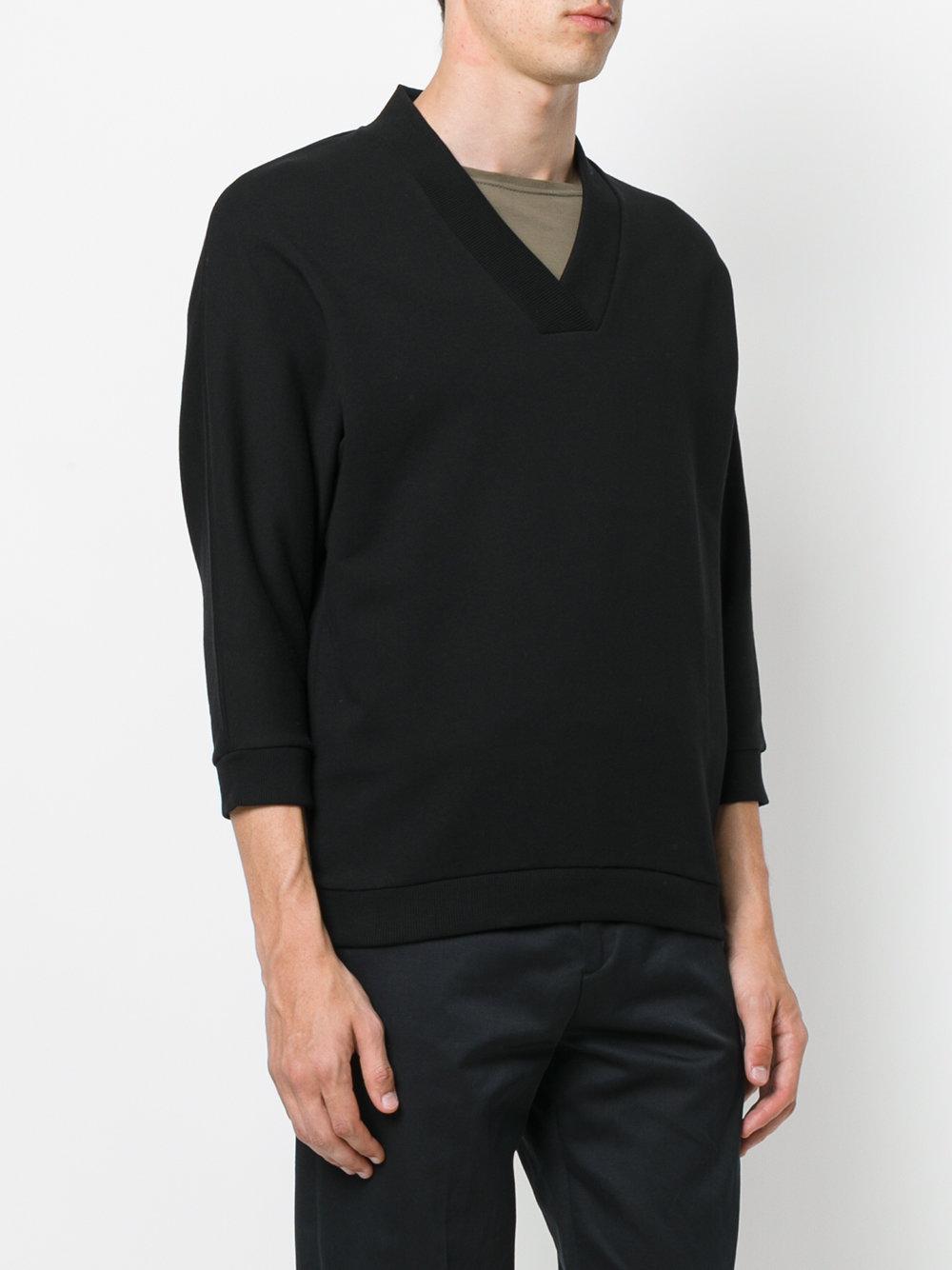 KENZO Cotton Paris Printed Back Sweatshirt in Black for Men | Lyst