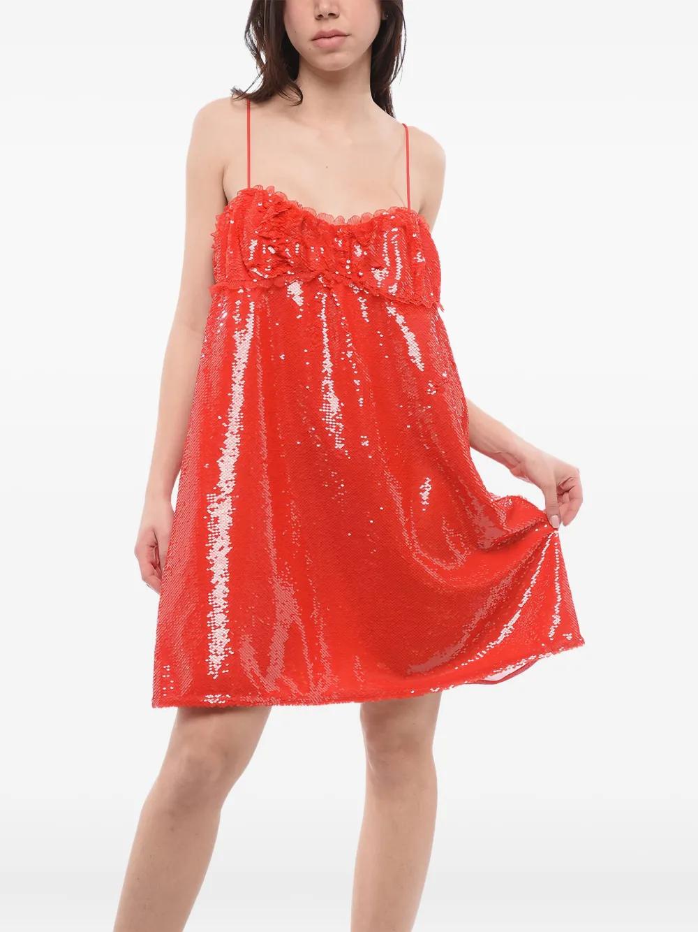 Red Ganni Dresses for Women | Lyst