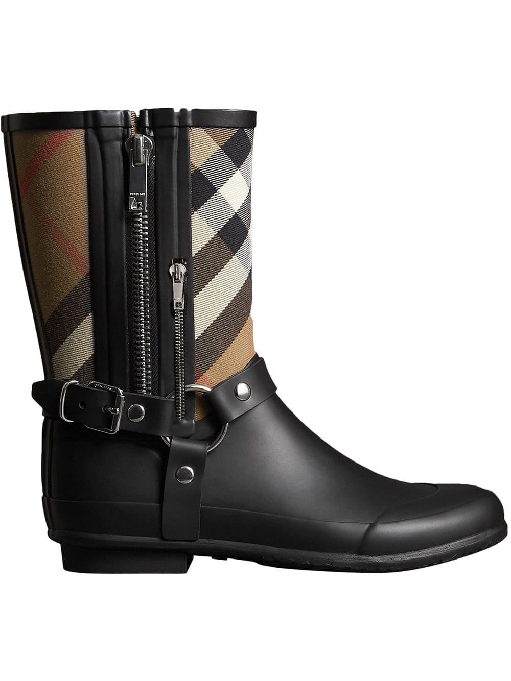 burberry black boots