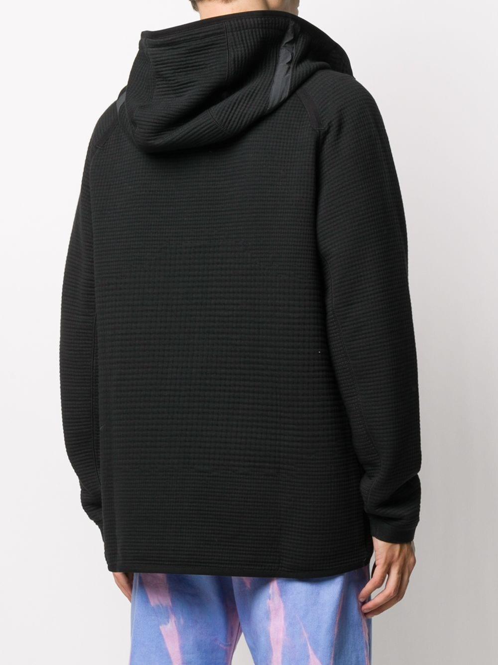Nike waffle texture zip hoodie Clearance