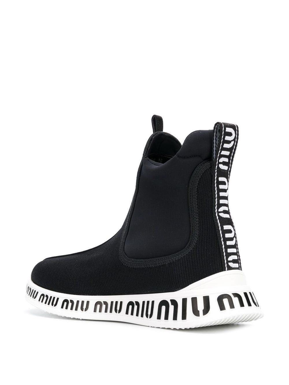 miu miu sock sneakers