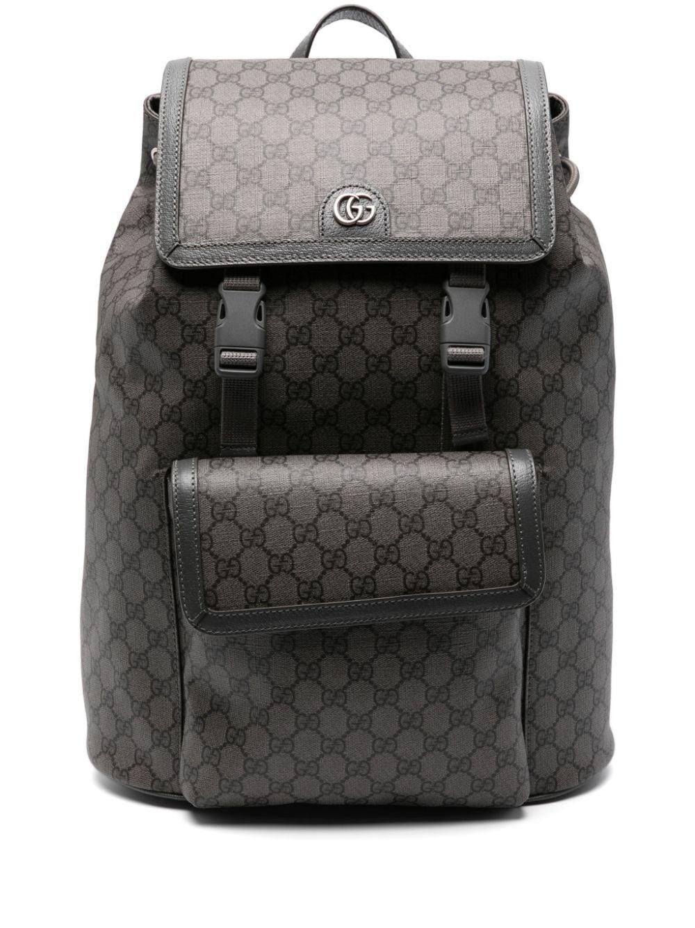 Gucci Gg Supreme Backpack in Grey for Men Lyst UK