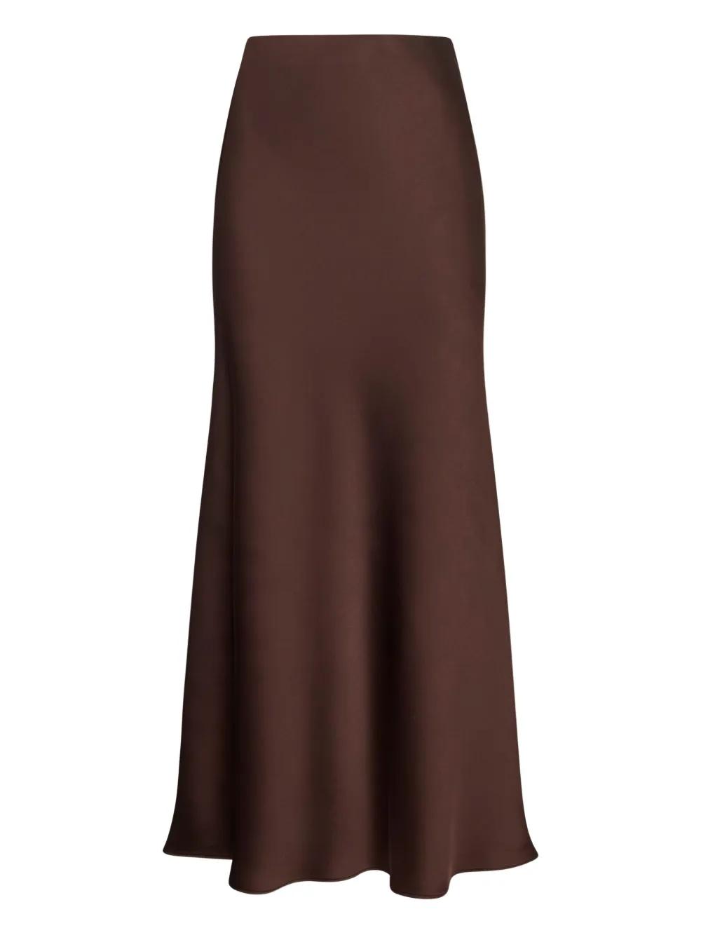スカート Blanca Vita Pleated Midi Skirt In Muslin With Elastic Blanca Vita Pleated Skirt In Muslin With Elastic Waistband