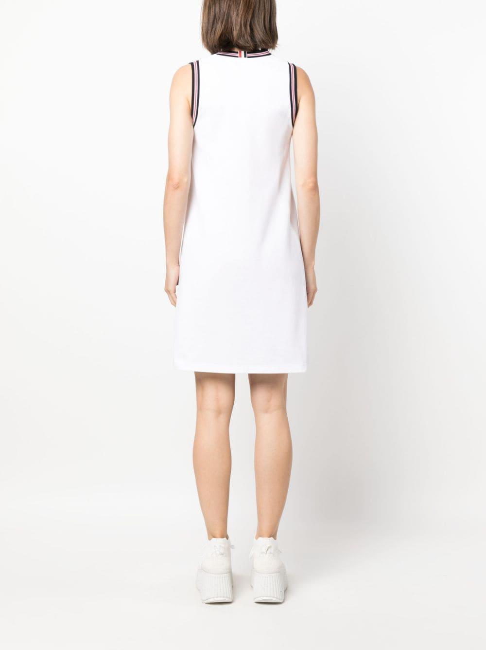 White v store neck sleeveless dress