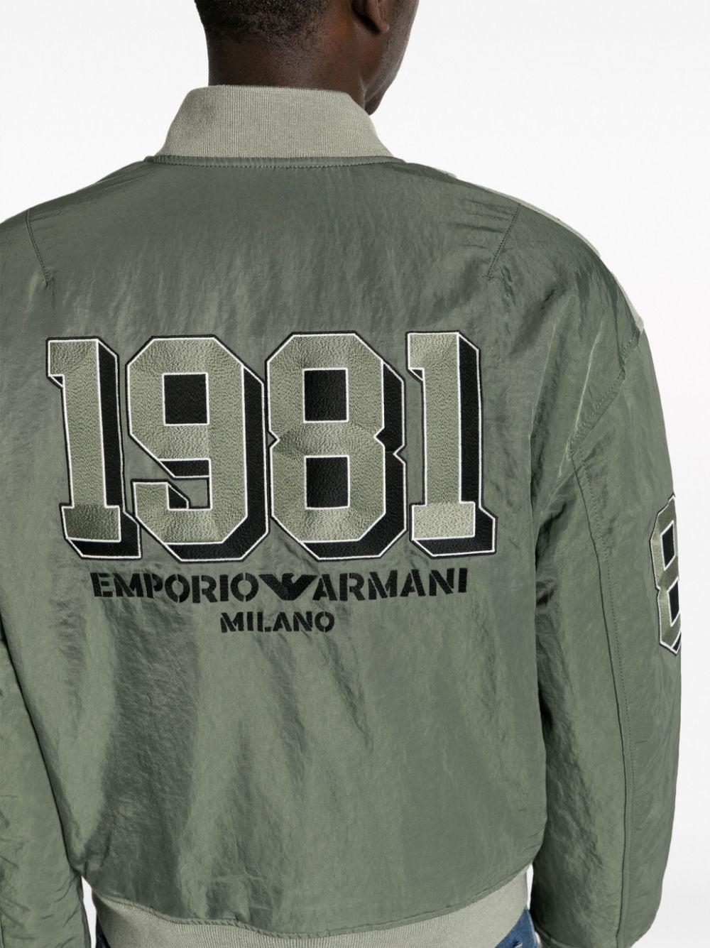 Logo embroidered Bomber Jacket