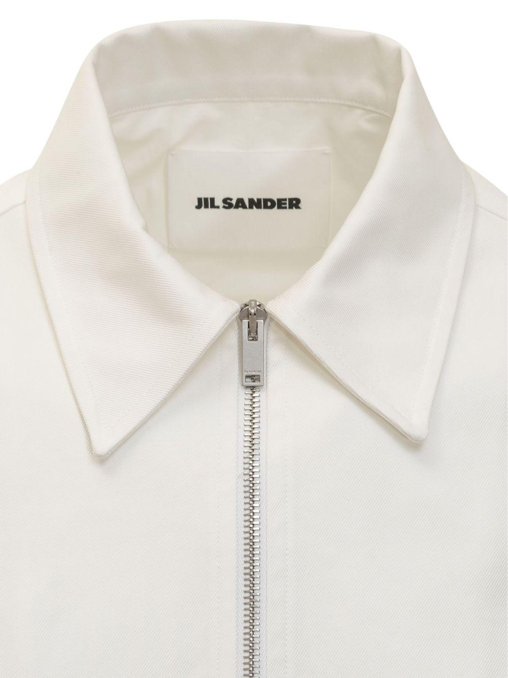 White zipper shirt hotsell