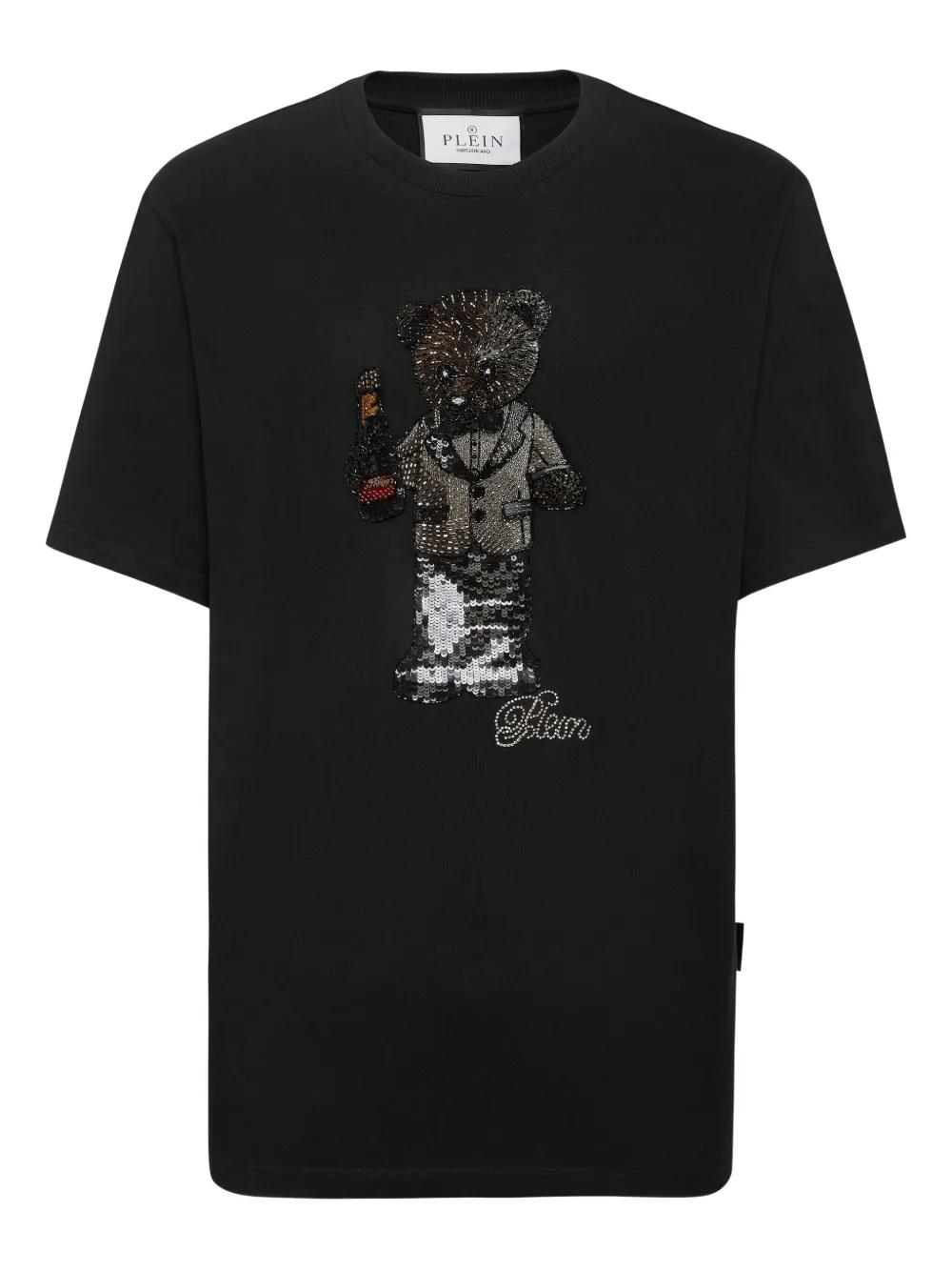 Teddy Bear Philipp Plein T Shirt Uomo Teschio Clearance Philipp