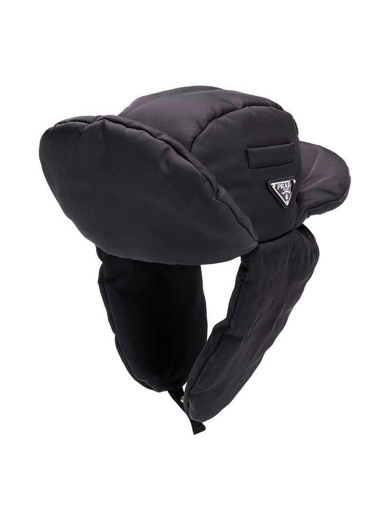 prada padded hat