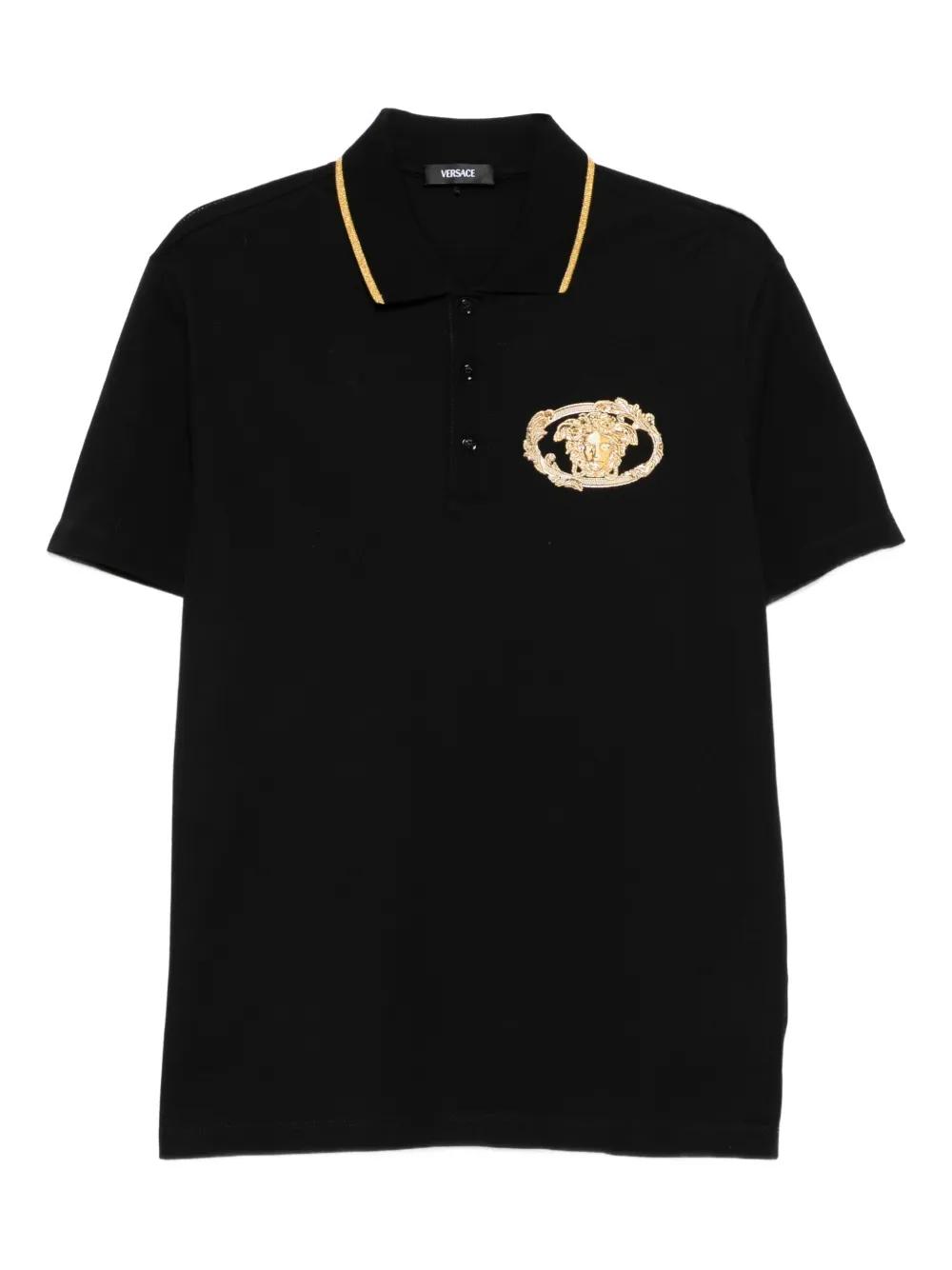 Medusa Polo Camisa Versace Medusa Polo Medusa Con Cremallera VERSACE