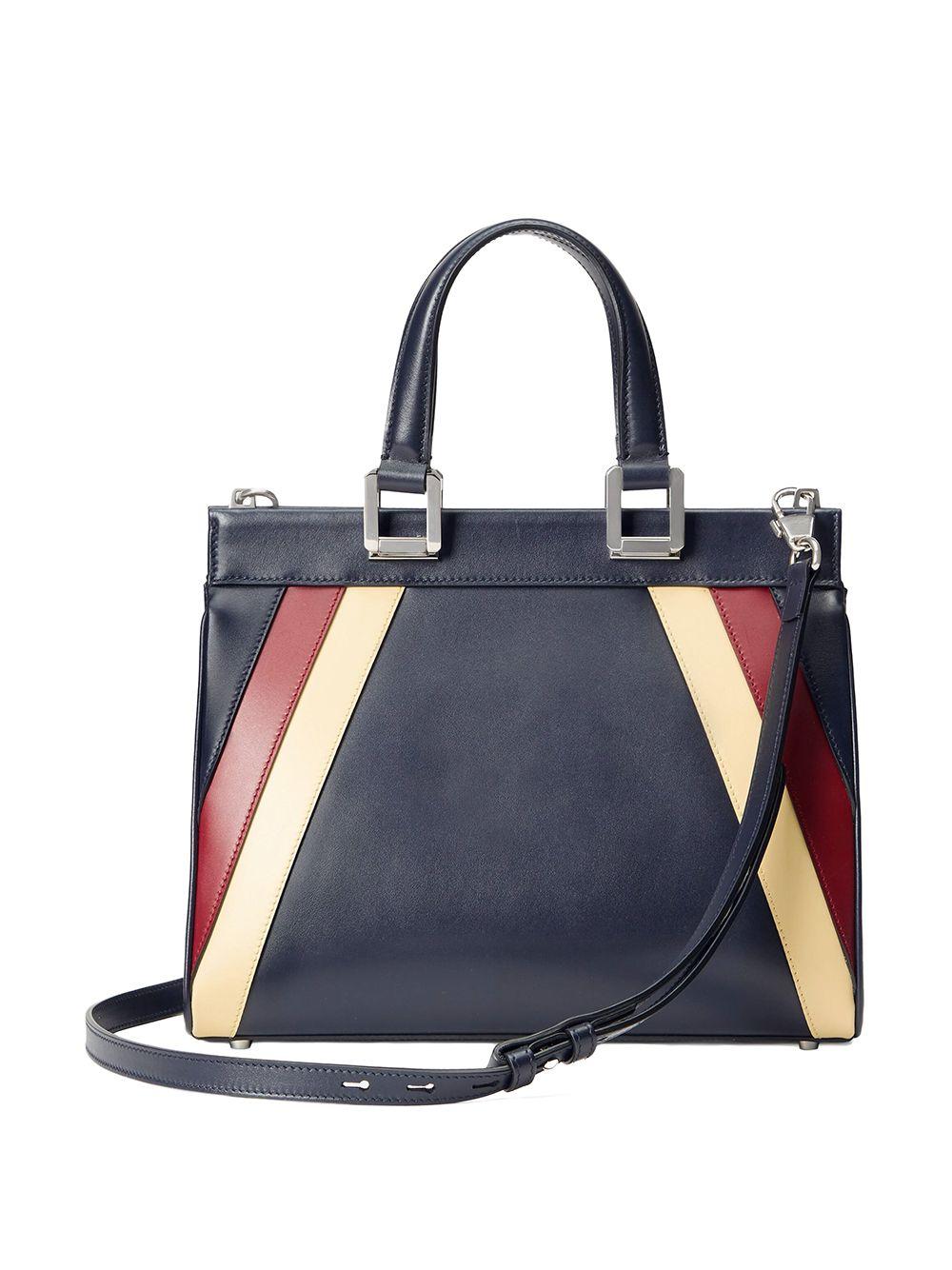 Gucci Zumi Smooth Leather Small Top Handle Bag in Blue - Lyst