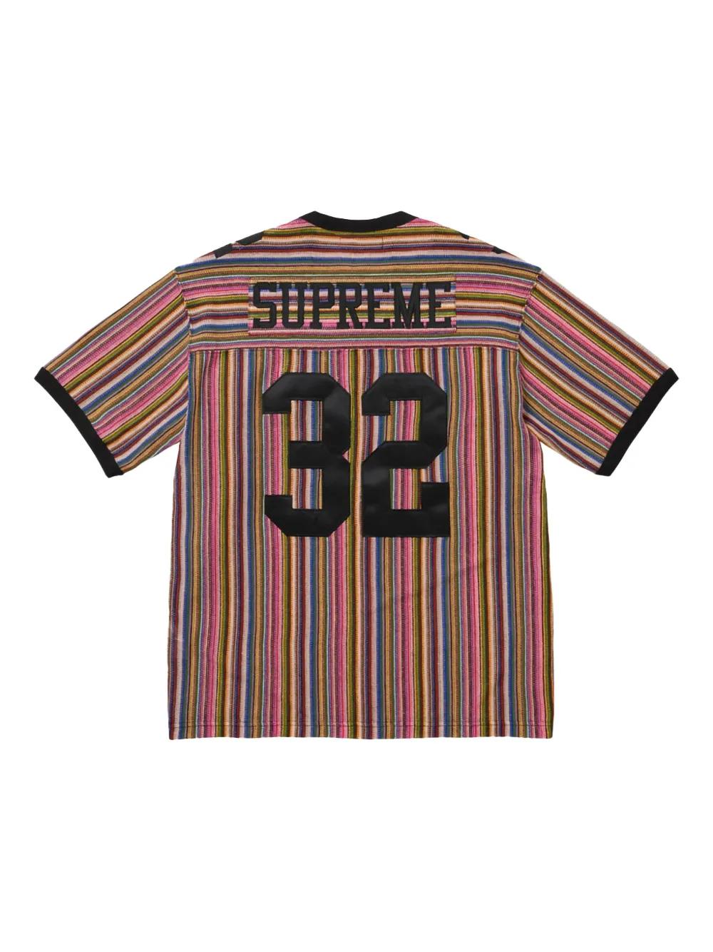Supreme Open Knit Football T-Shirt in Pink for Men | Lyst
