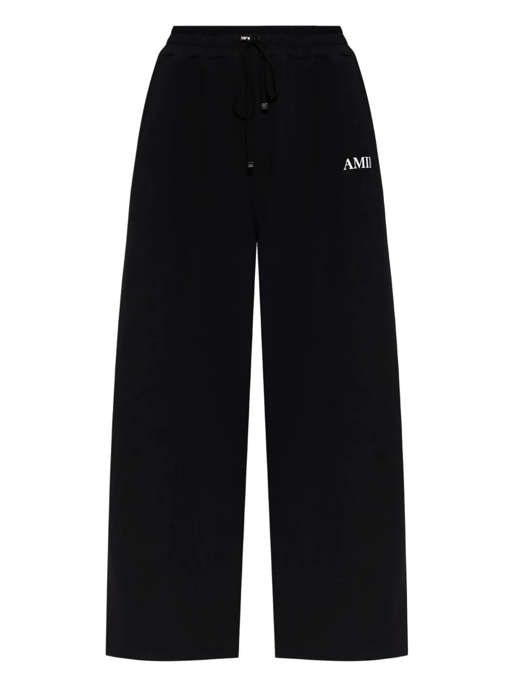 【関税込み】AMIRI ブラウン ワイドレッグ ラウンジパンツ AMIRI(アミリ) LOVERS TRACK PANTトラックパンツ82-231-07