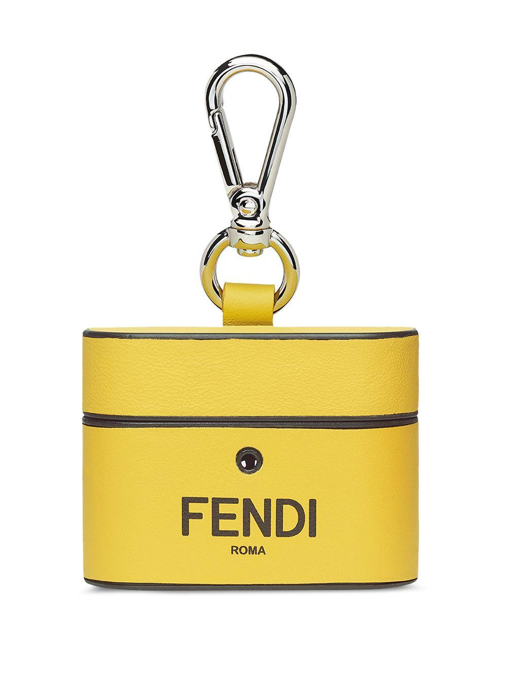 Fendi Logo Print Airpods Pro Case in Yellow for Men | Lyst