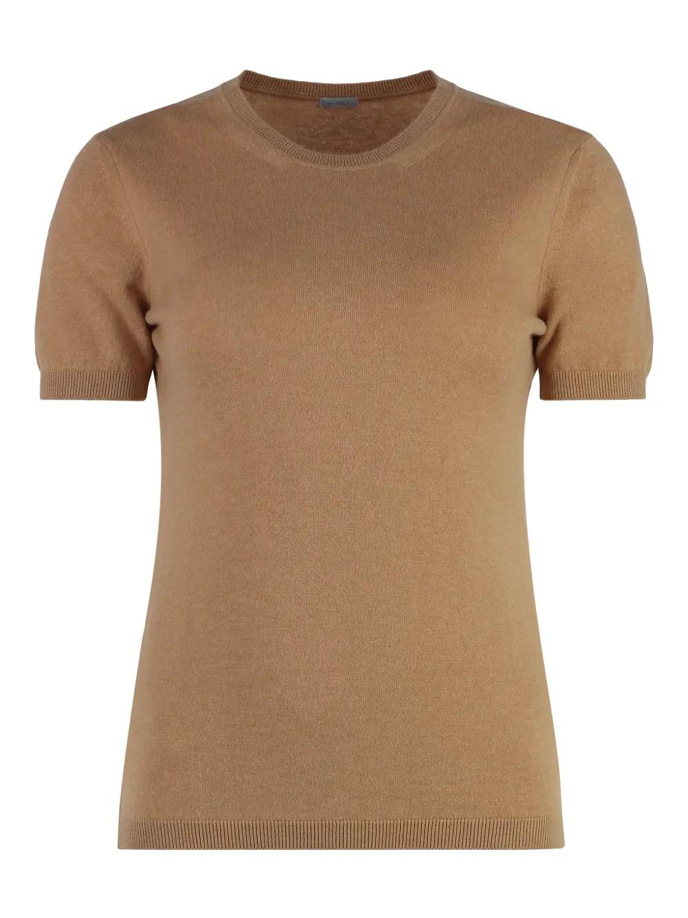 Tシャツ・カットソー Malo Short Sleeves Cashmere Crew Neck Top Co Cashmere Short-Sleeve T-Shirt | Neiman Marcus