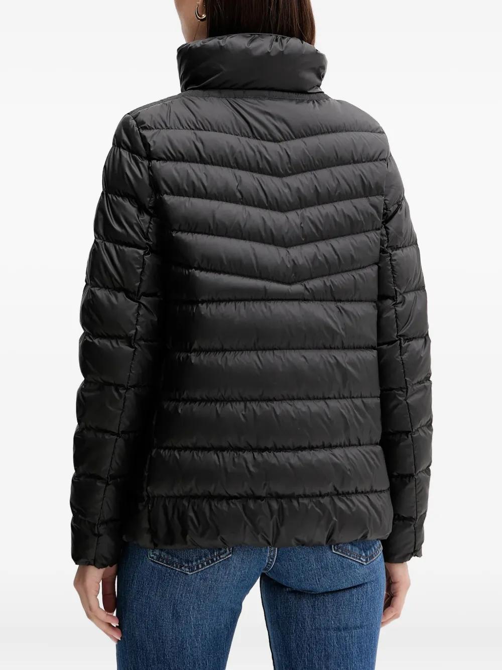 Geox Damen Parka Faviola – Hahnentrittmuster, Winddicht, Atmungsaktiv, Oversize, 72 Cm Länge
