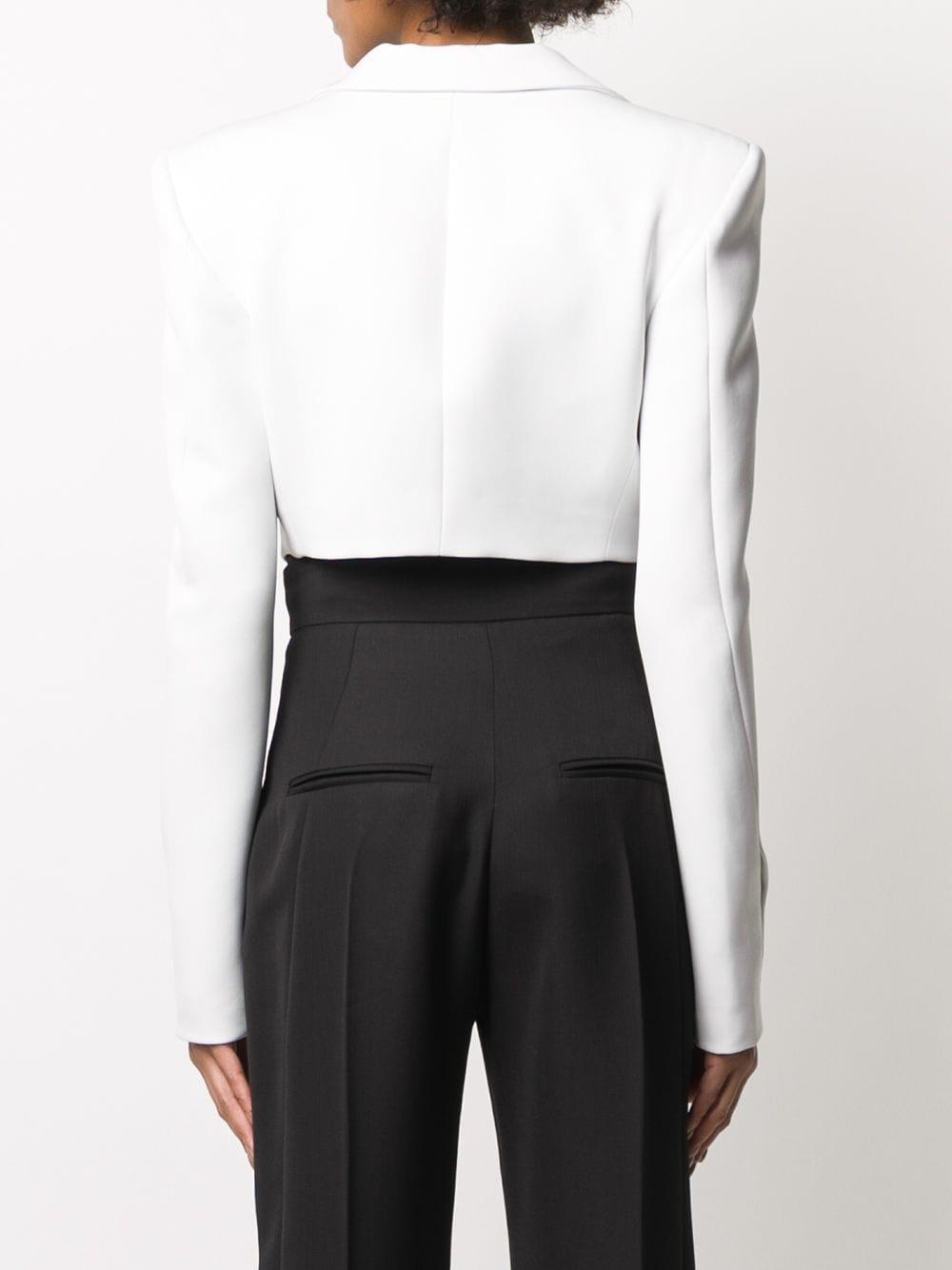 crop tuxedo jacket