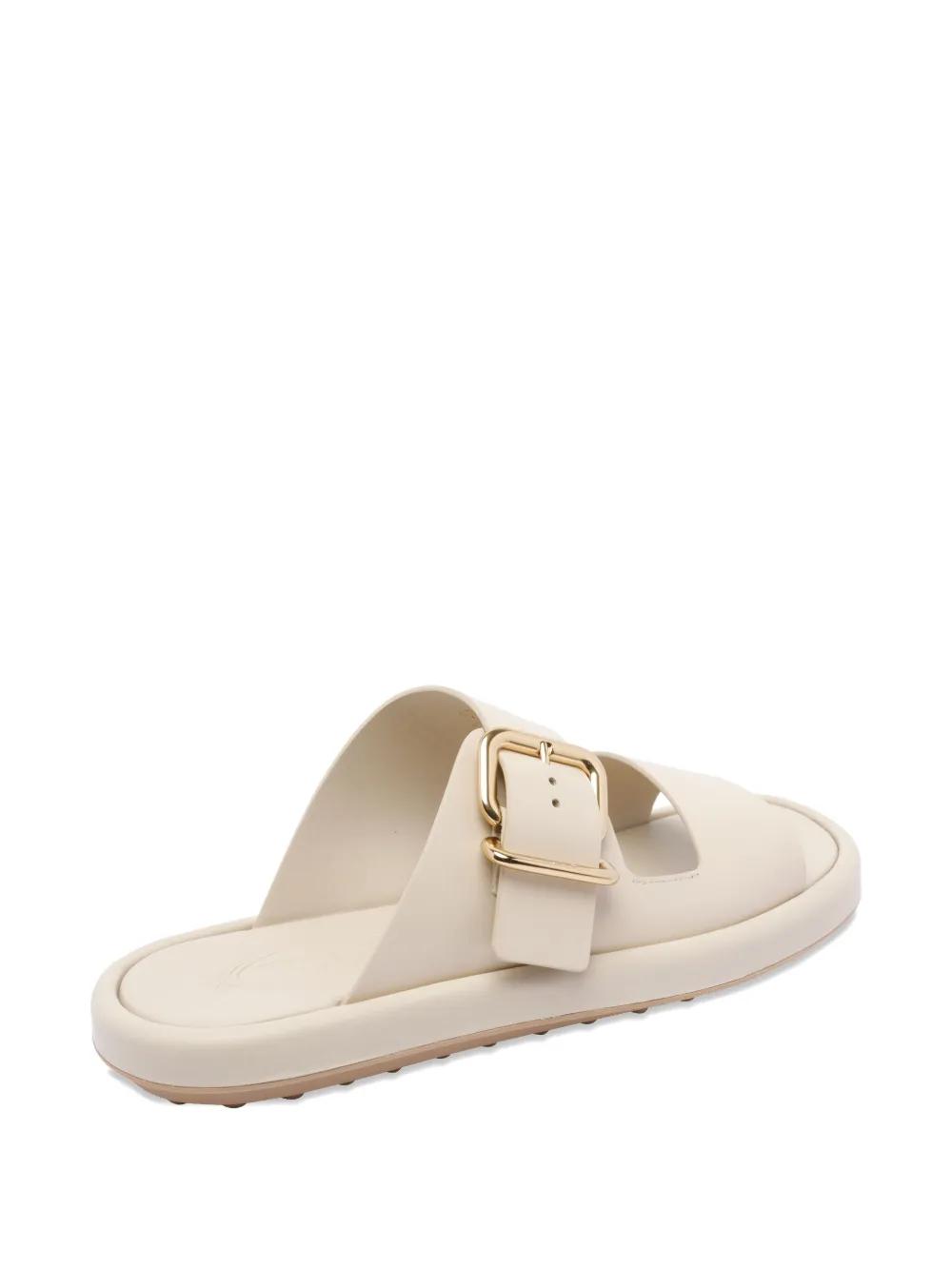 VIP【関税送料無料】希少 TOD'S LEATHER FLAT SANDALS Woman MULTICOLOUR Sandals in Leather XXW70K0GU70MID40M9999