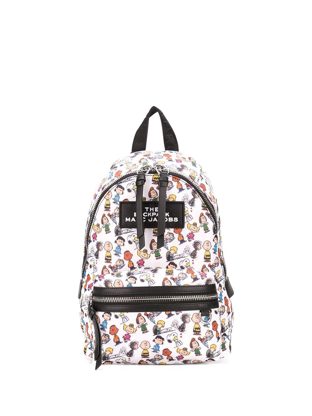 Marc Jacobs Peanuts X The Large Backpack in White | Lyst